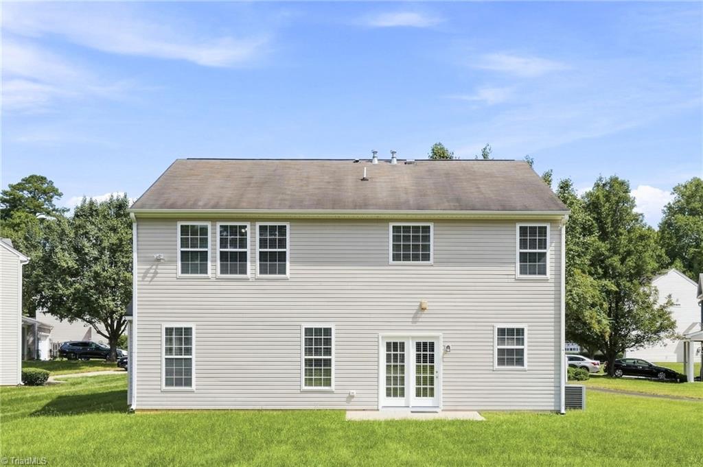 Rear of the home
